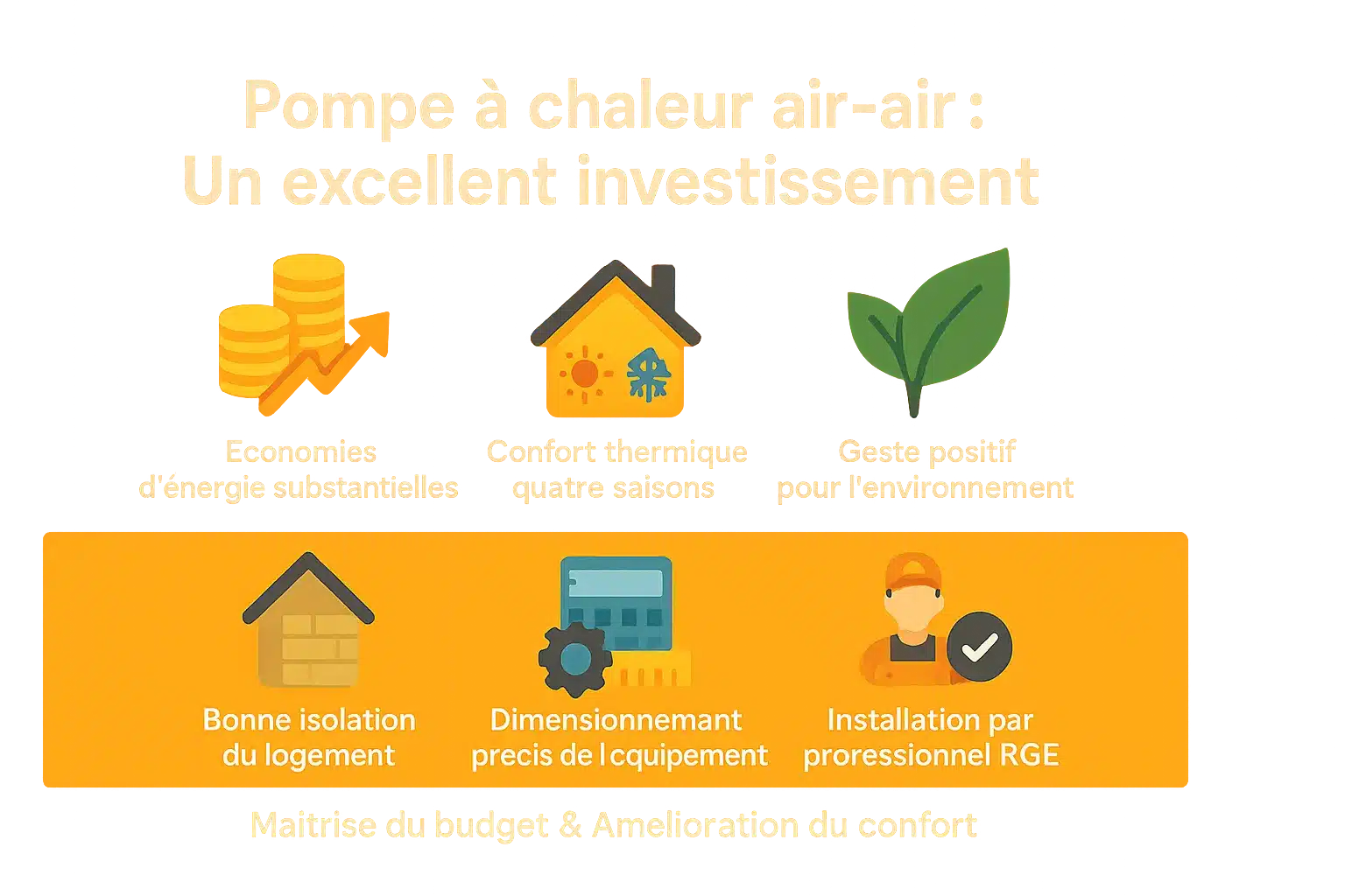 Installation pompe à chaleur air-air