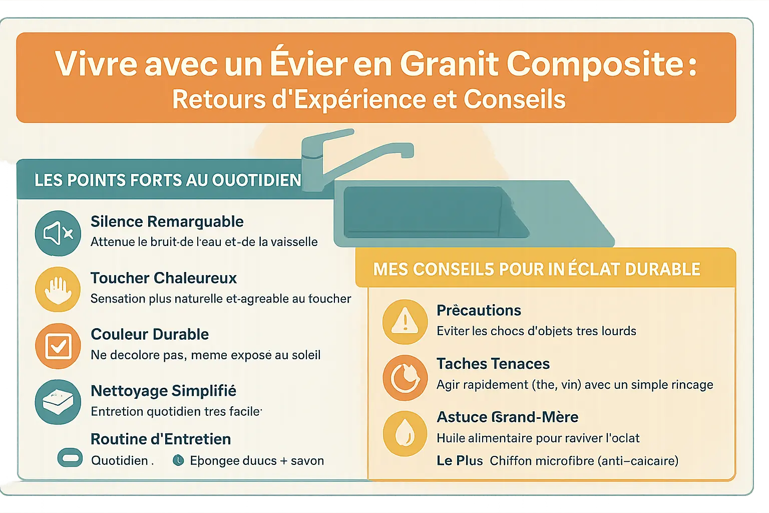 Pose évier granit naturel