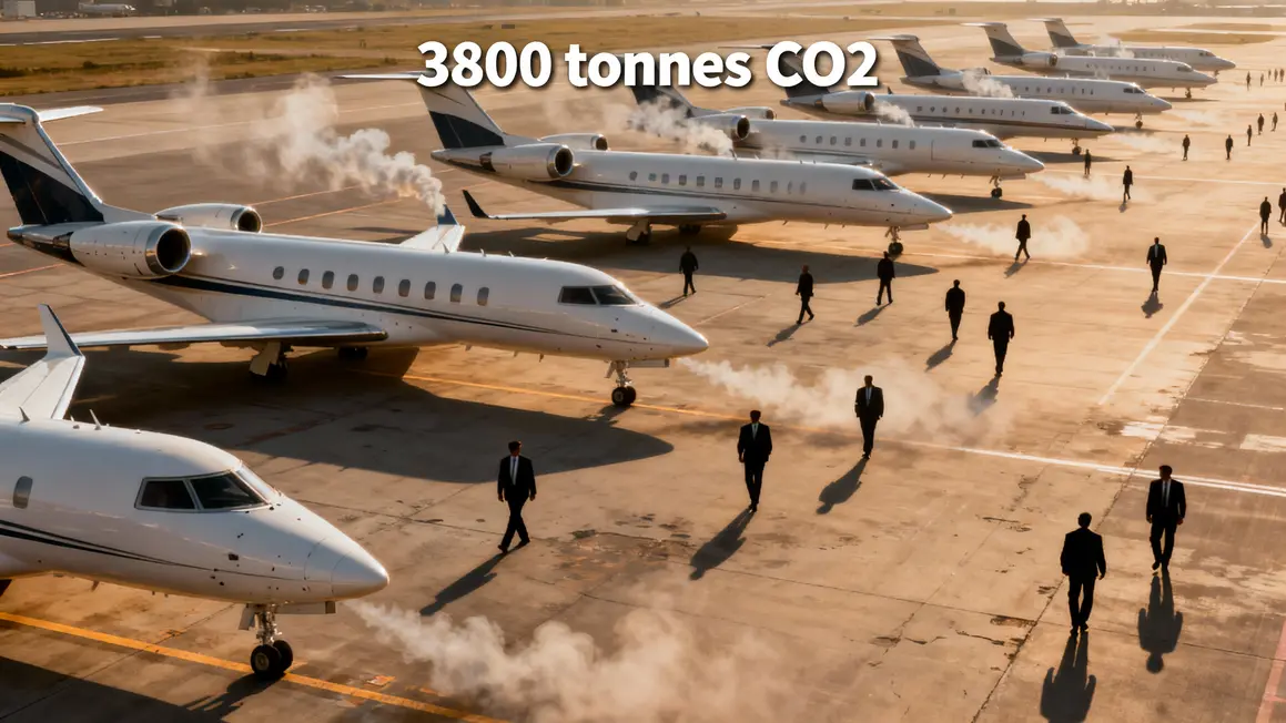 Jets privés alignés COP30 émissions carbone