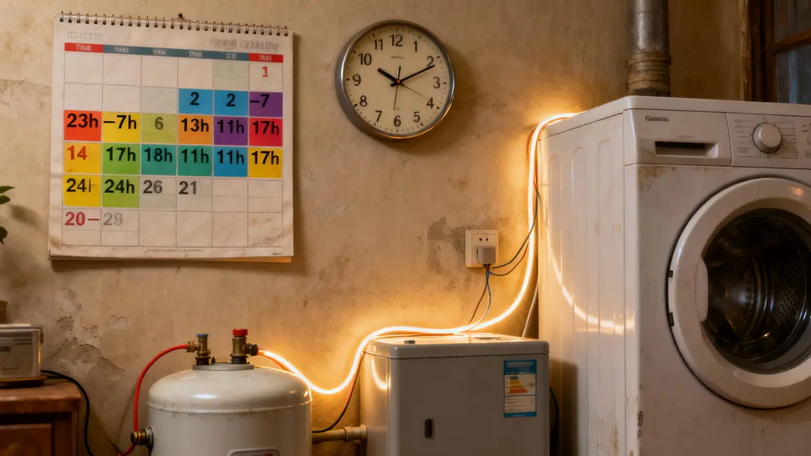 horaire heures creuses appareils electriques