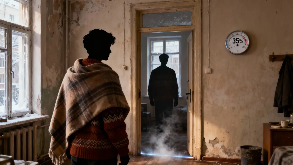 Logement ancien humidité basse occupants frileux