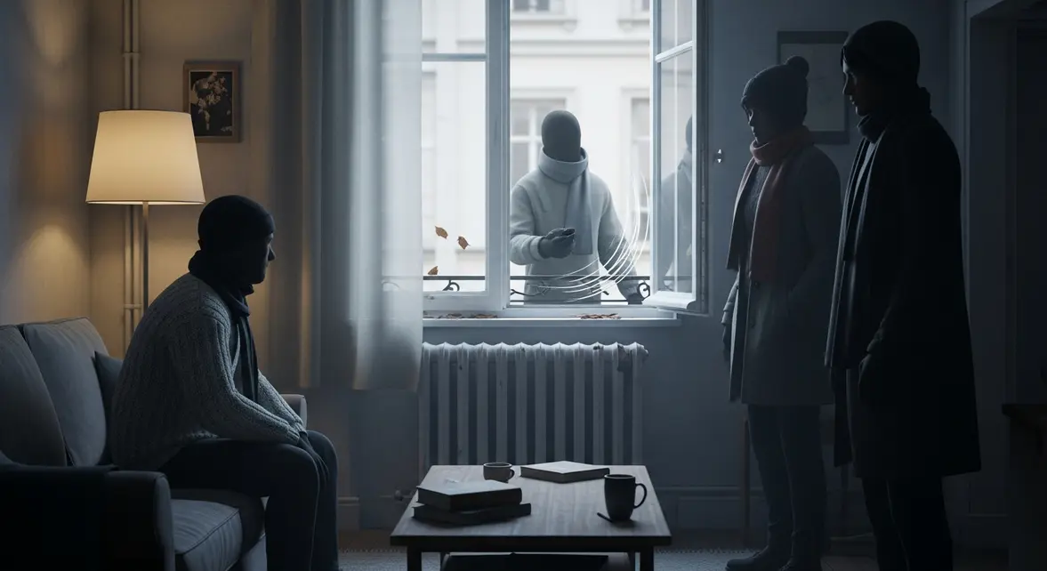 Appartement modeste hiver froid précarité énergétique