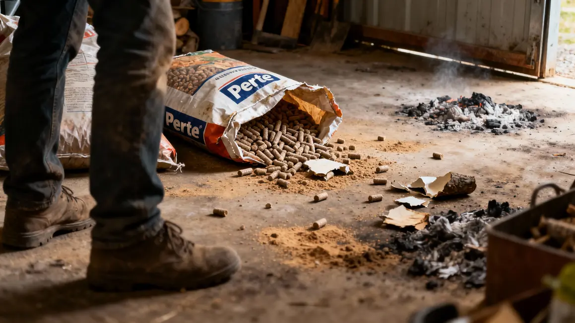 pellets cassants perte garage