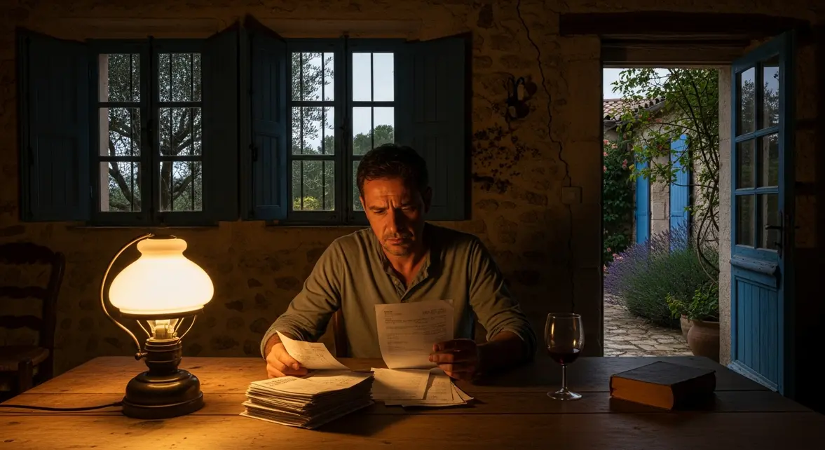 Maison sud France volets clos rénovation énergétique