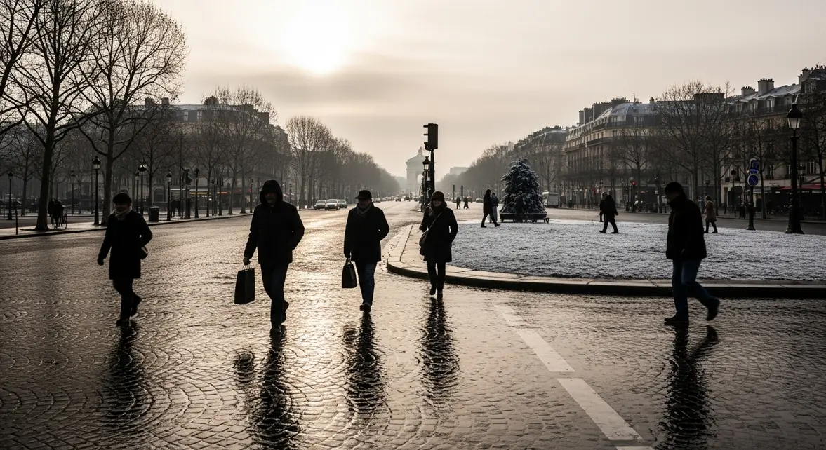 Vue panoramique Paris froid vigilance météo