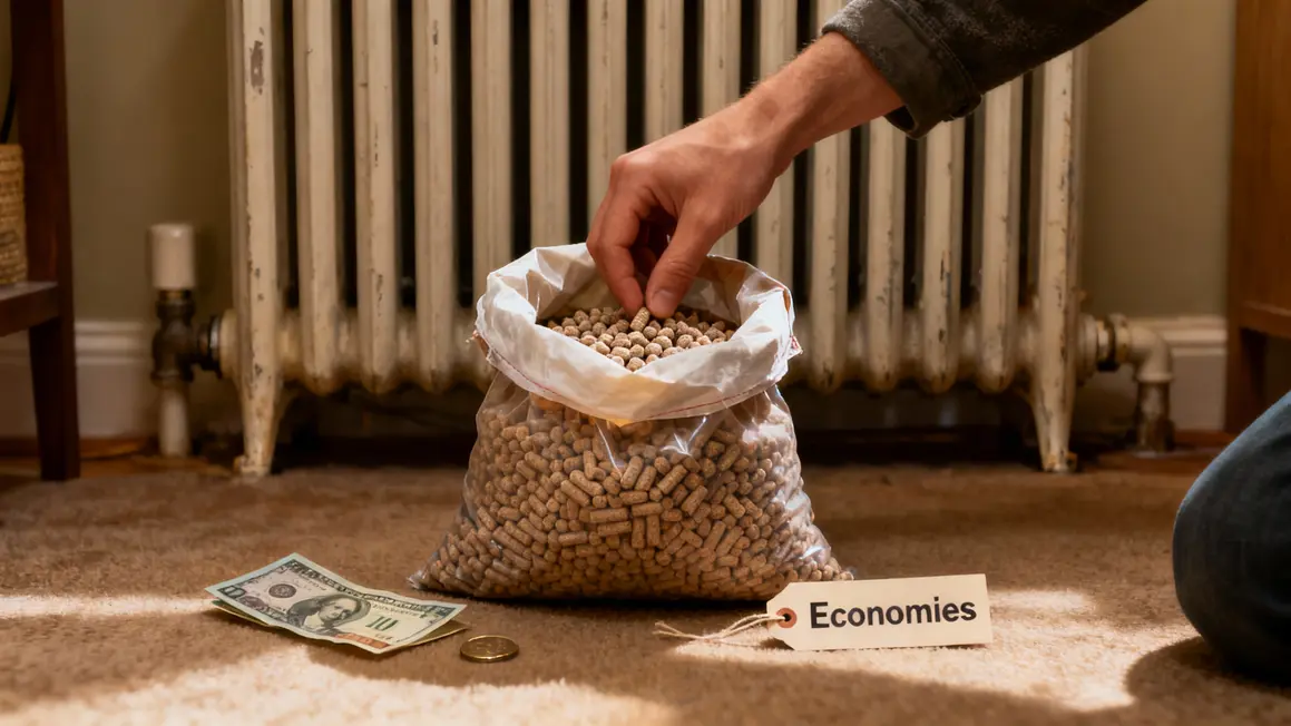 sac pellets economie chauffage appartement promo carrefour