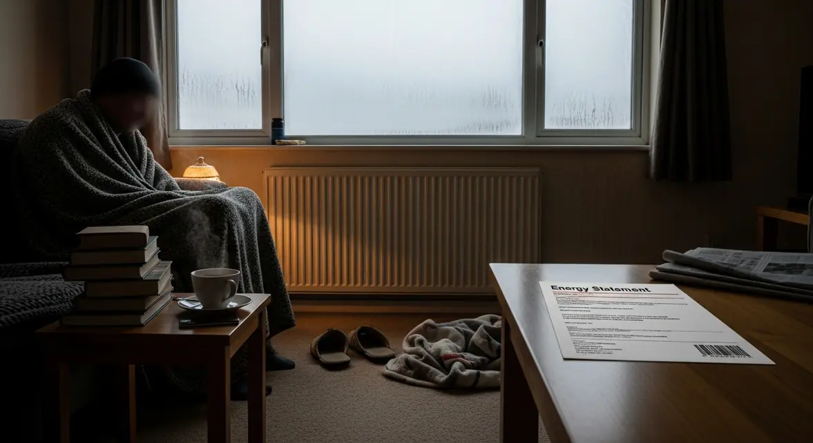 Radiateur en marche, facture énergie et ambiance froide