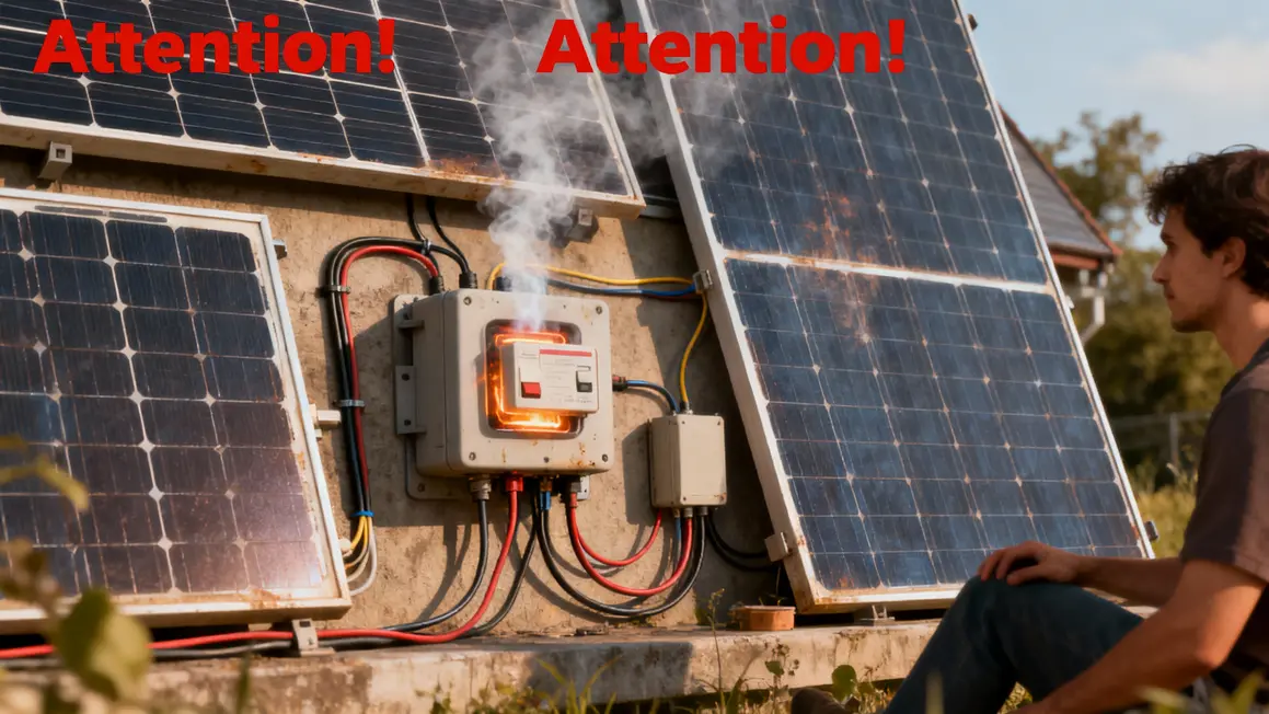 erreurs panneaux solaires cables regulateur surchauffe
