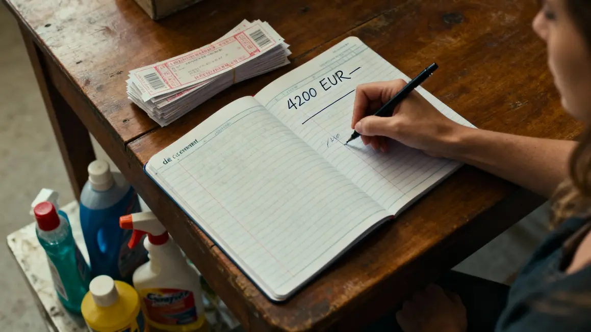 carnet comptes depenses produits menagers