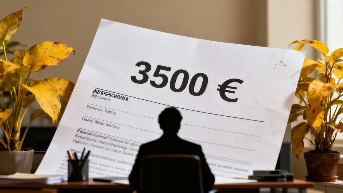 amende pollution cendres 3500 euros bureau plante jaune
