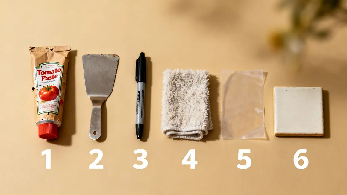 Outils et pâte pour réparer fissures carrelage rapidement