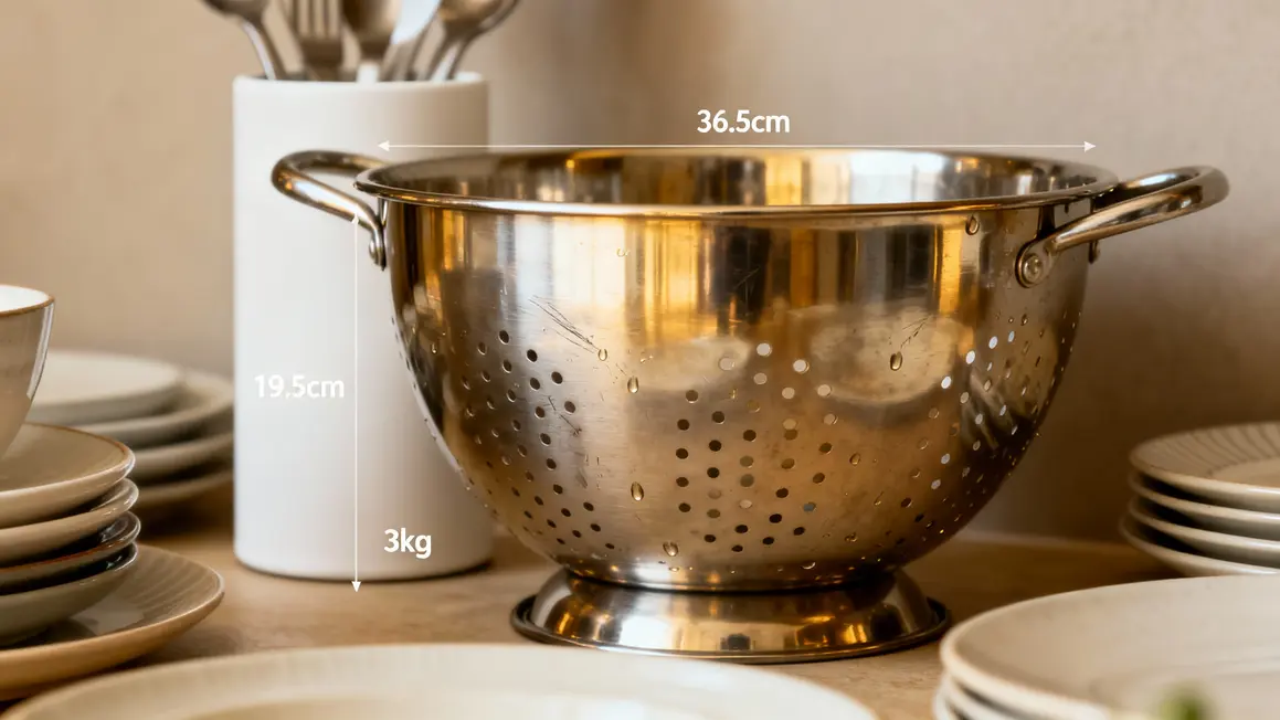 Egouttoir acier design avec dimensions et pot a couverts blanc