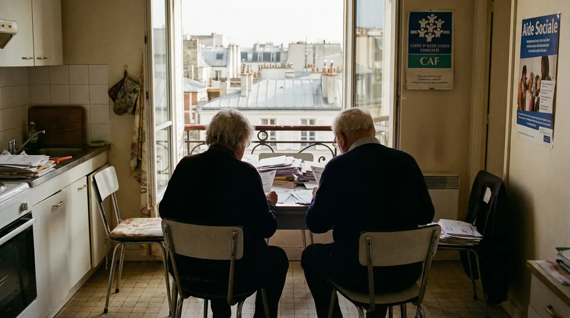 couple senior au rsa aspa dans appartement modeste france