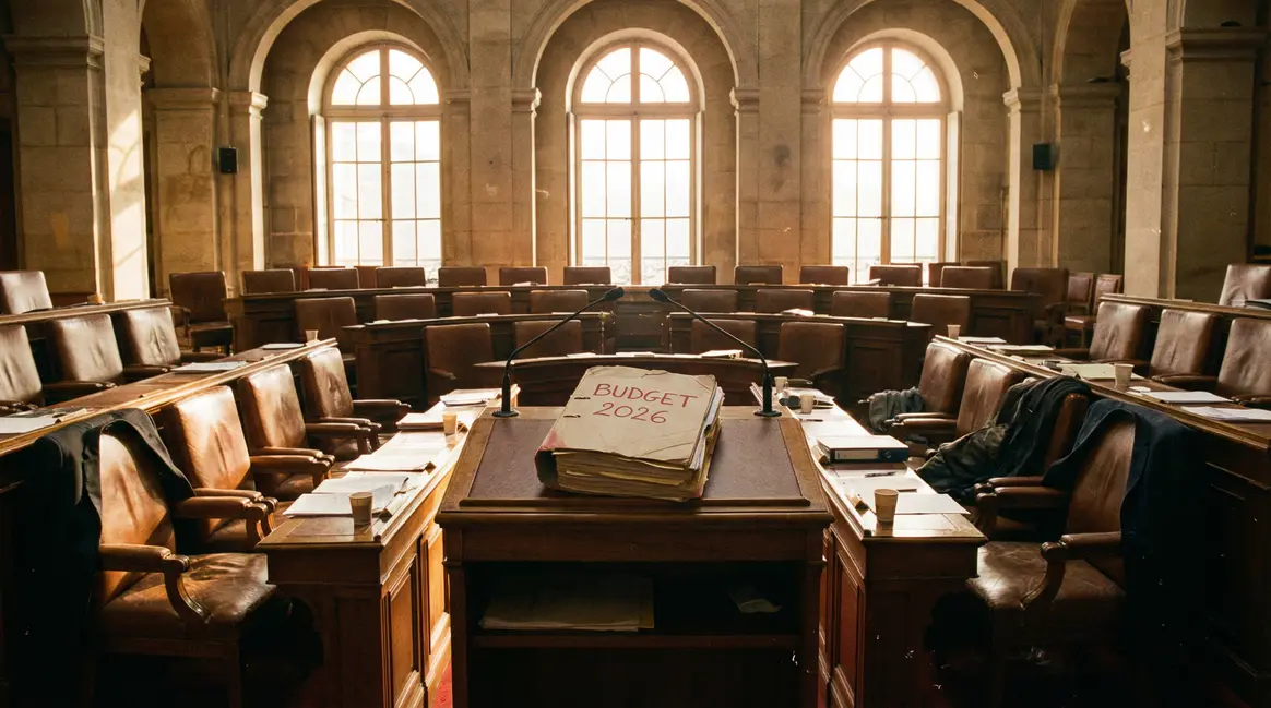 assemblee nationale budget 2026 scene vide