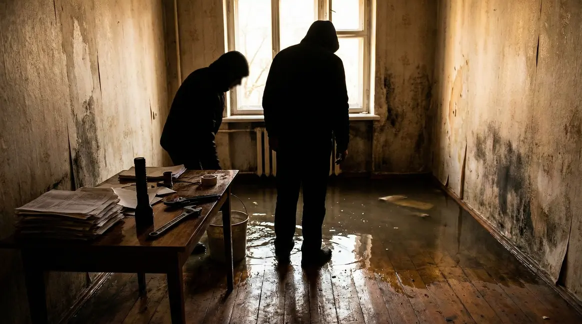 dégât des eaux appartement sol inondé mur humide locataire stress