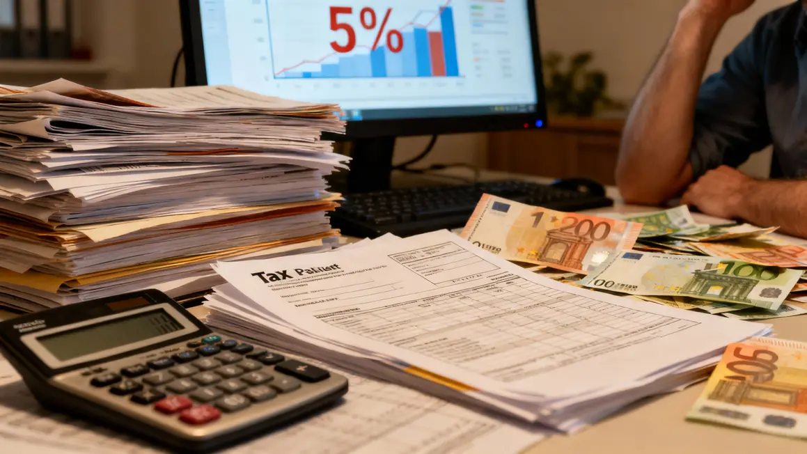 Tableau documents fiscaux calculatrice revenu 5 pourcent