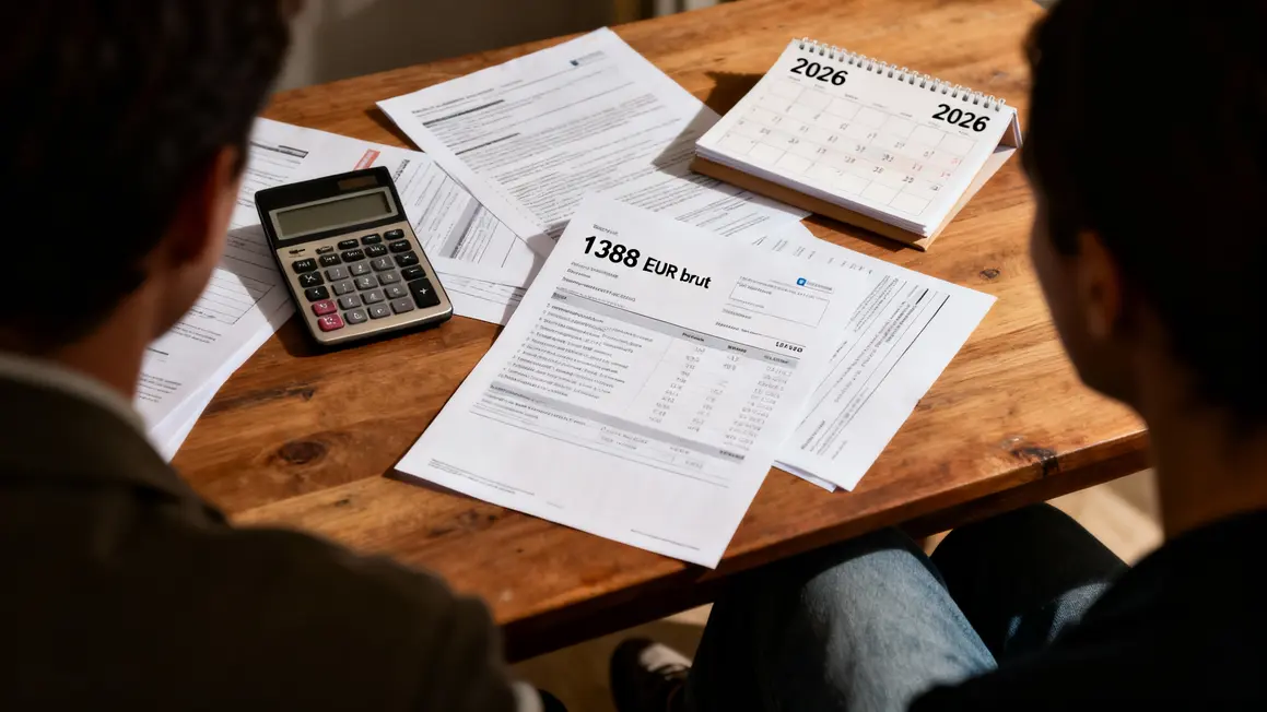 Documents 1388 euros retraite agricole 2026 calculatrice table