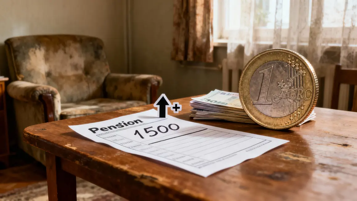 feuille pension 1500 euros et factures