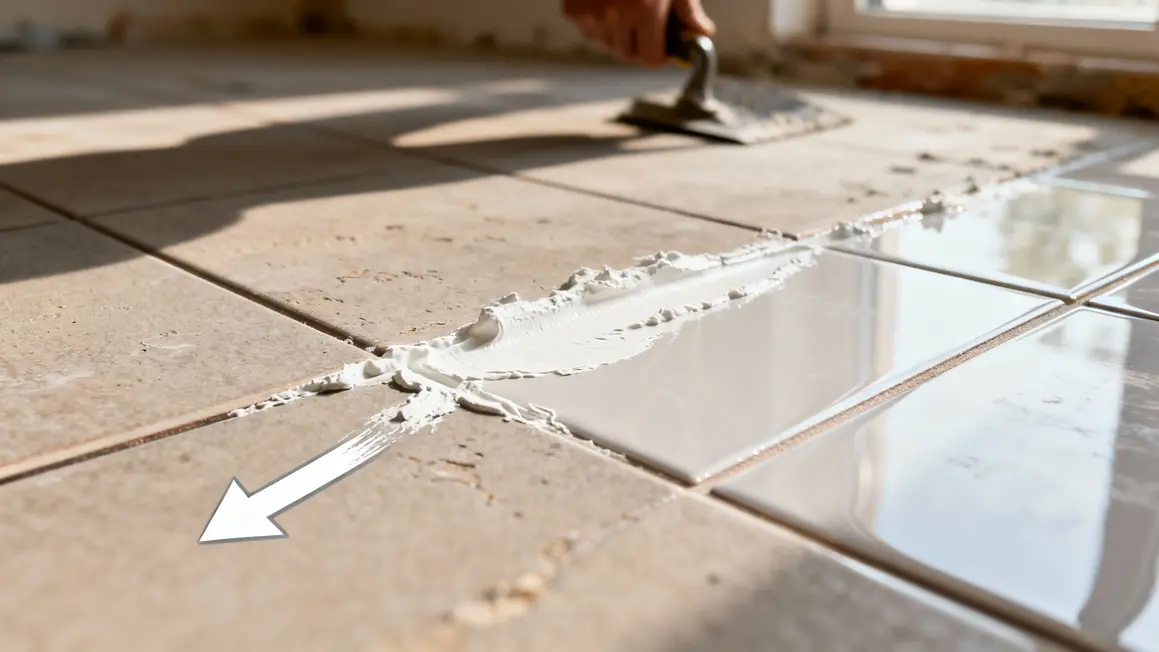 Laitance de ciment carrelage