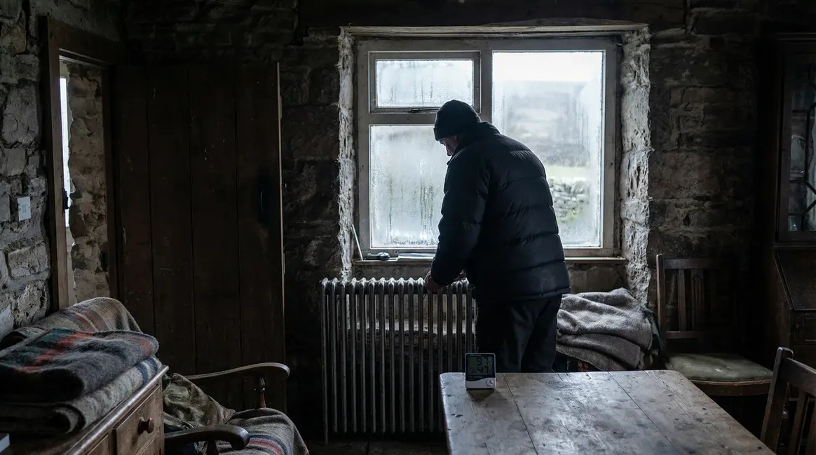 maison ancienne hiver radiateur éteint sobriété énergétique