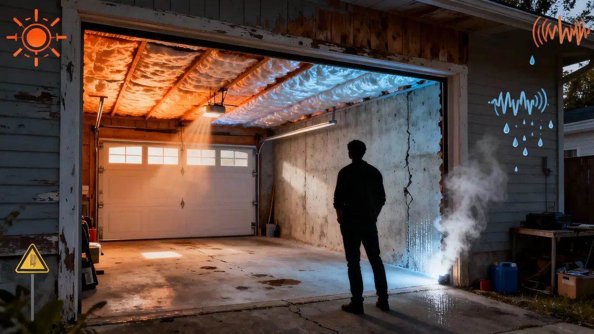 isolation plafond garage thermique humidite
