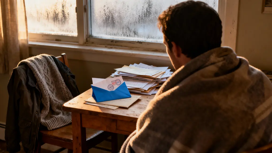 table courriers chauffage froid fenêtre embuée