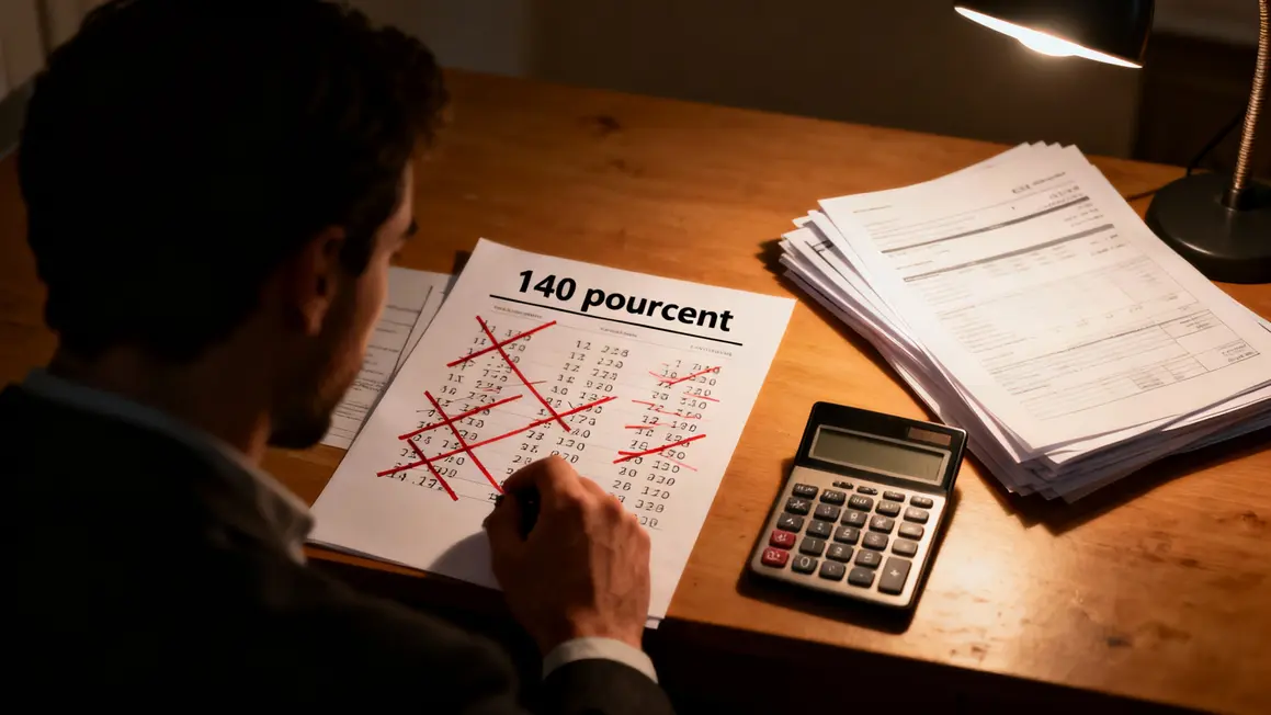 Examiner bug Livret A calculateur feuille chiffres