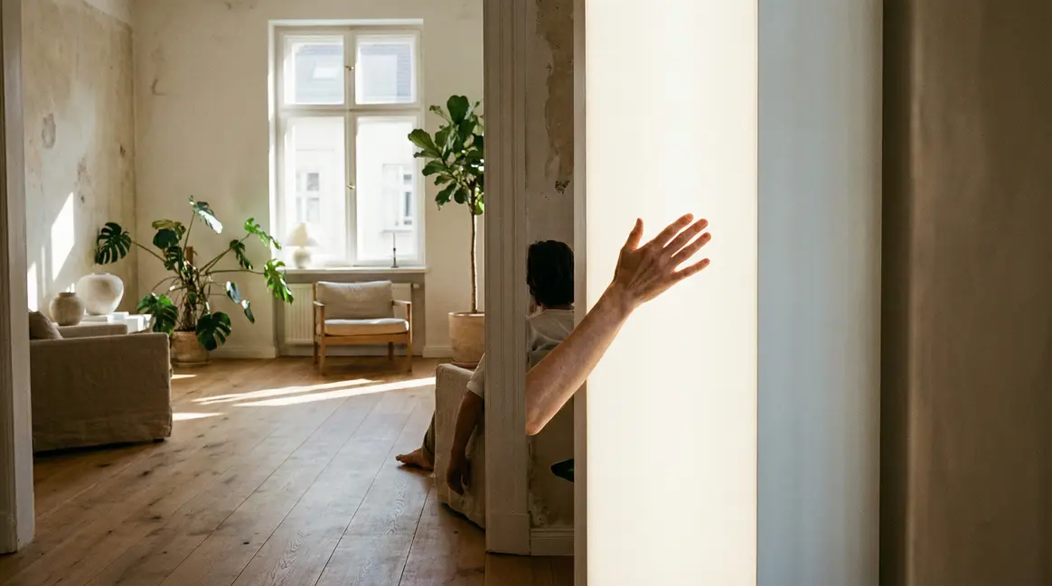 mur tactile lumineux sans interrupteur