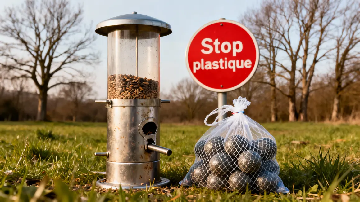 Distributeur metal vs boules de graisse filets plastique