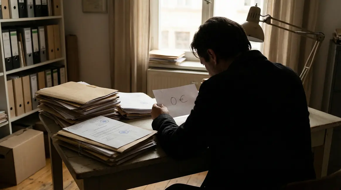 pile de dossiers administratifs pension de reversion