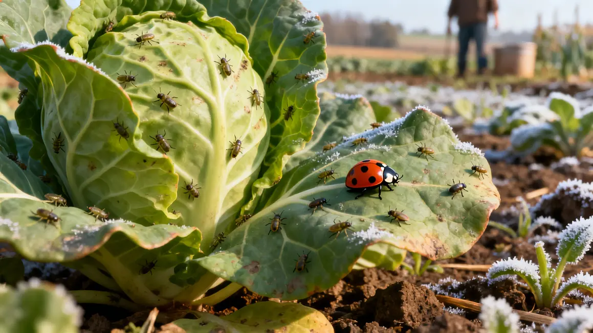 feuilles legumes pucerons absence gel france