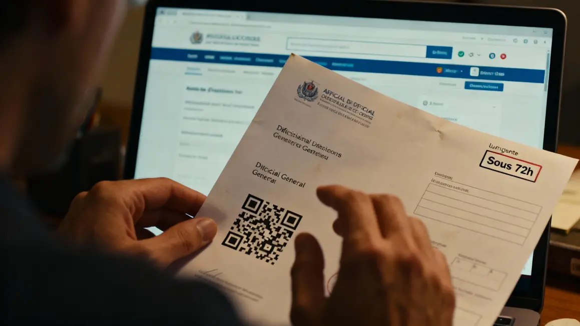 QR code urgence formulaire arnaque