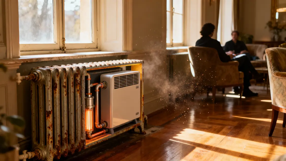 Radiateurs anciens pompe à chaleur haute température