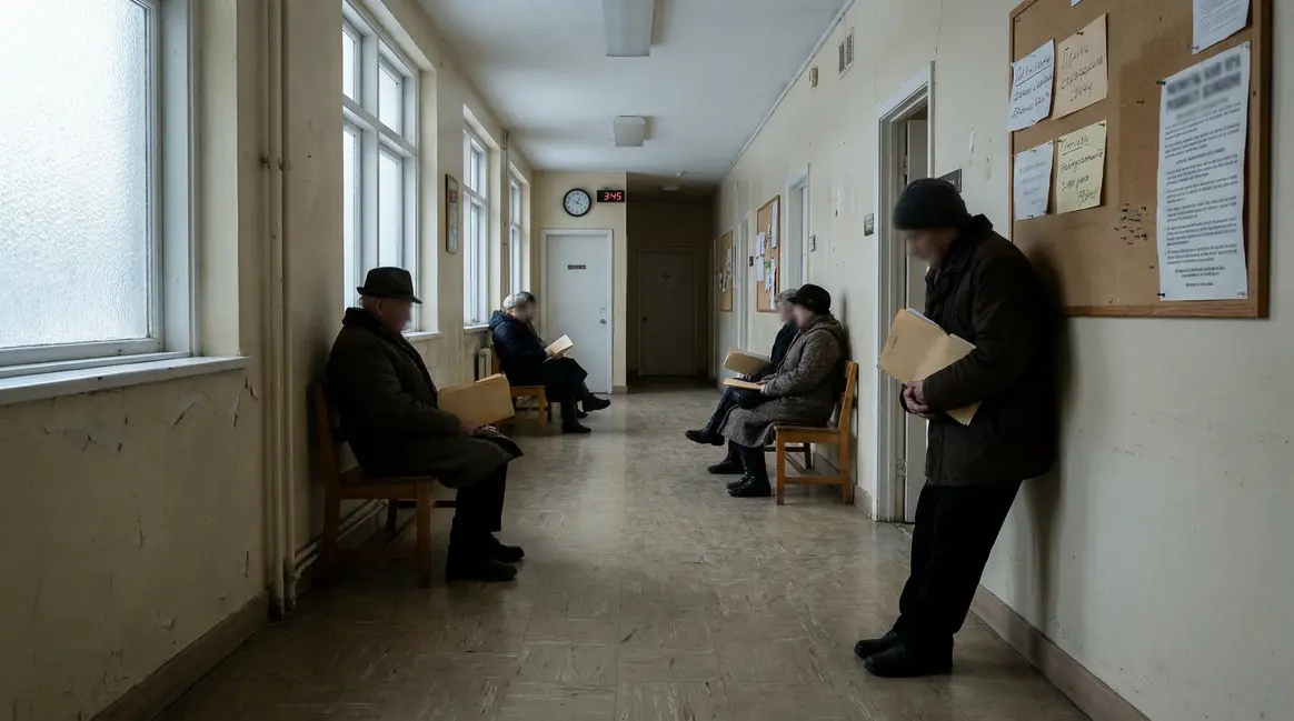seniors fatigues couloir mairie pancartes reforme retraite