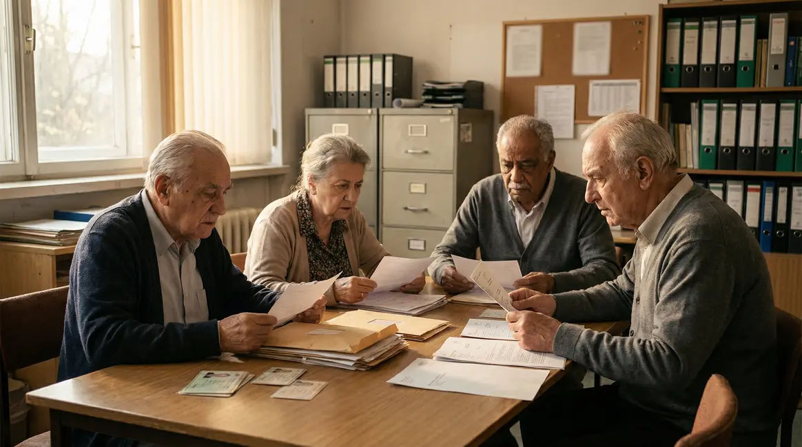 Retraites autour table convocation bancaire documents