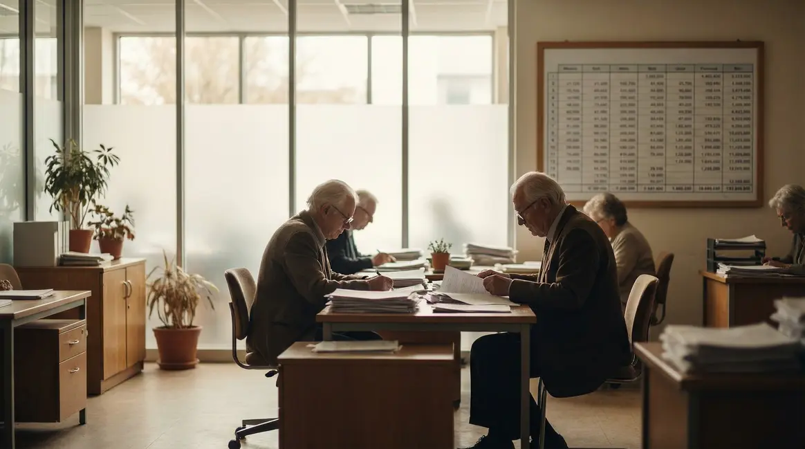 personnes âgées et grille montants pensions de base