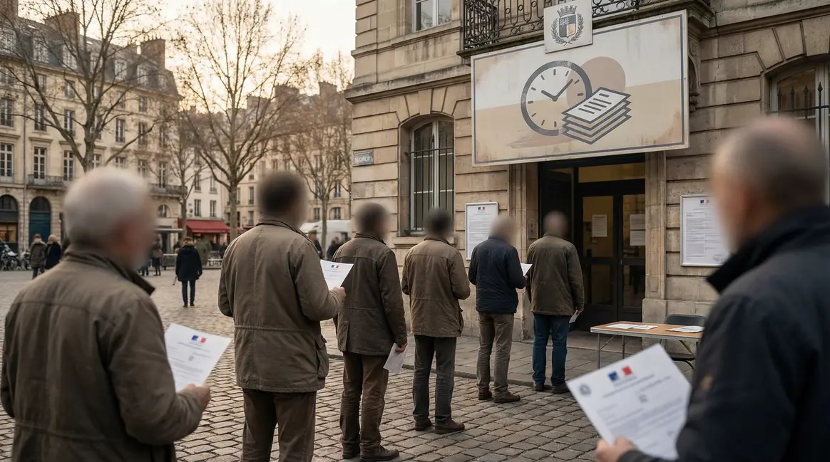 Personnes devant administration, débat RSA trois mois absence