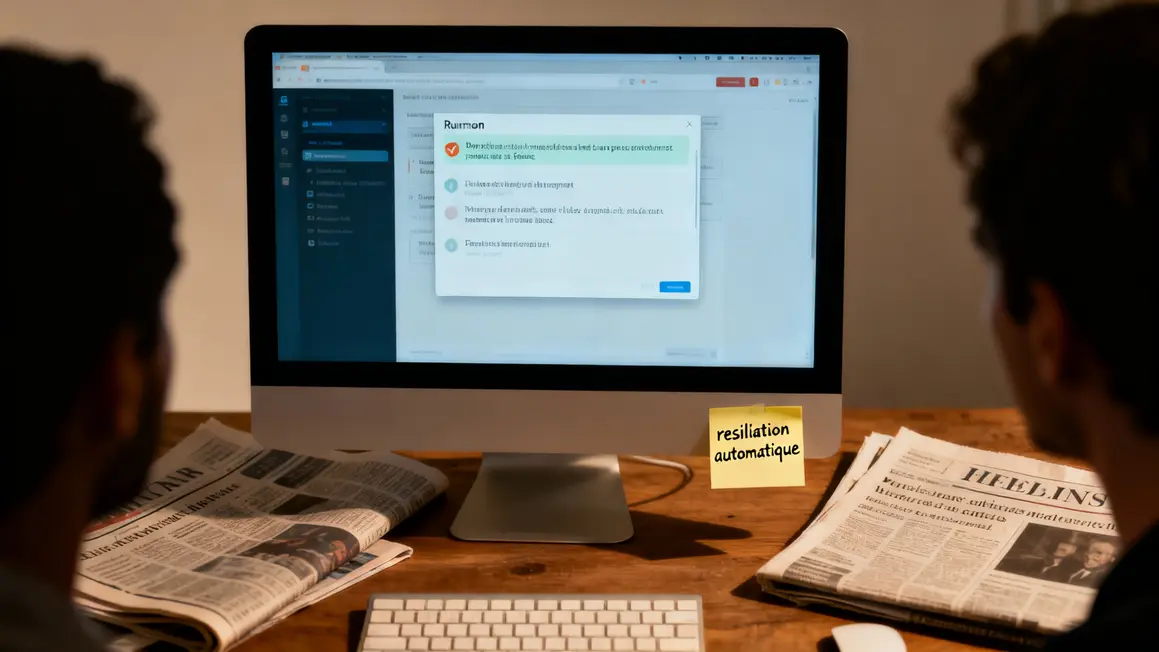 Notifications rumeur et écrans sur la suppression du découvert