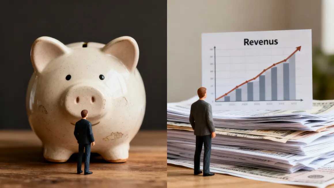 double scene tirelire basique vs finances solides