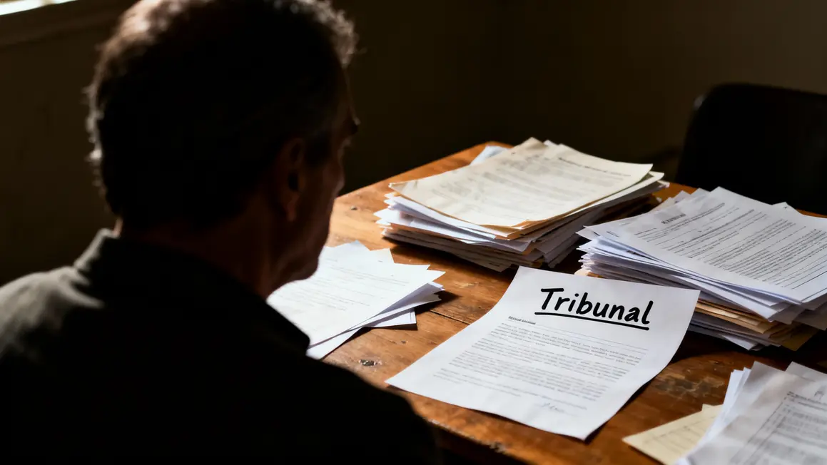 Tension procédure expulsion senior, documents tribunal et angoisse