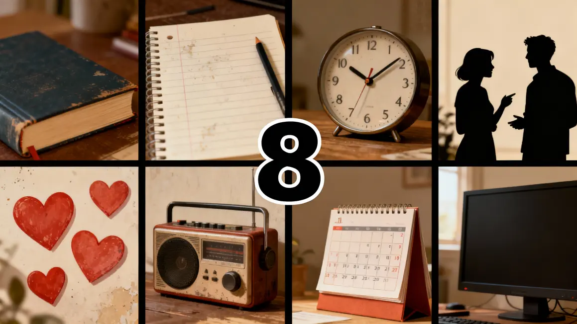 Tableau 8 objets clés pour seniors mémoire