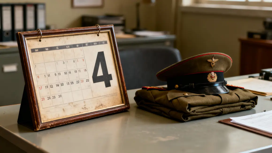 Calendrier militaire 4 trimestres retraite