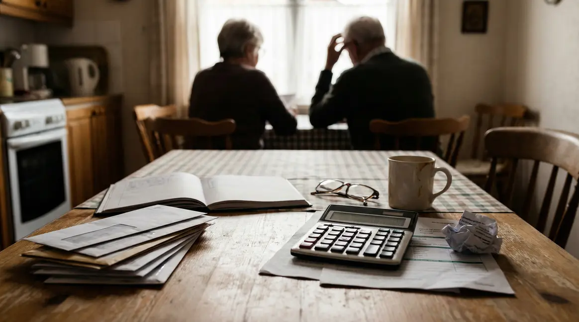 Seniors table cuisine papiers calculatrice changements pensions retraite