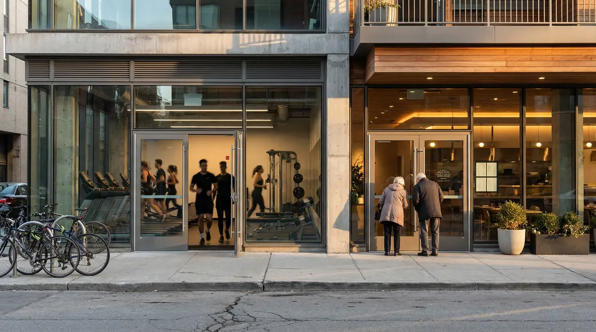 Clients exclus par l'âge restaurants salles de sport