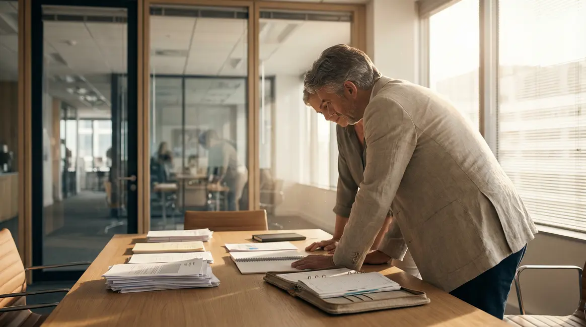 discussion entretien de fin de carrière salarié senior