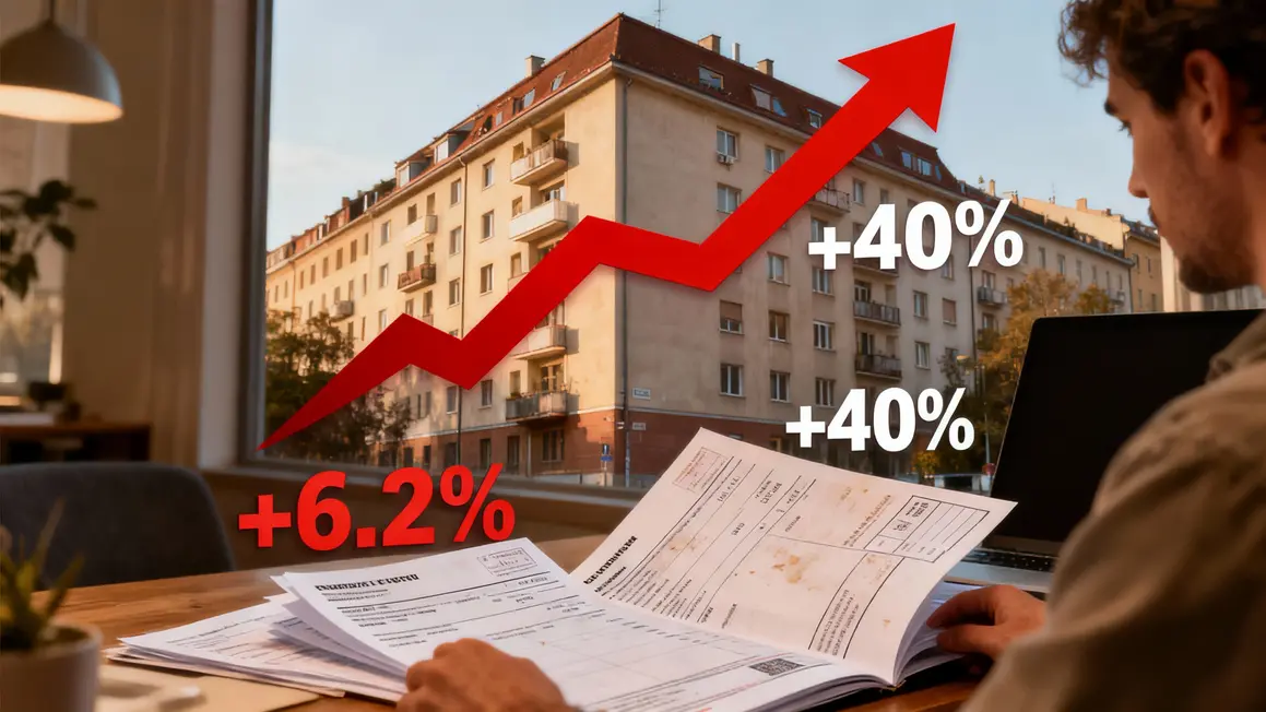 Flèche hausse charges chiffres énergie copropriété
