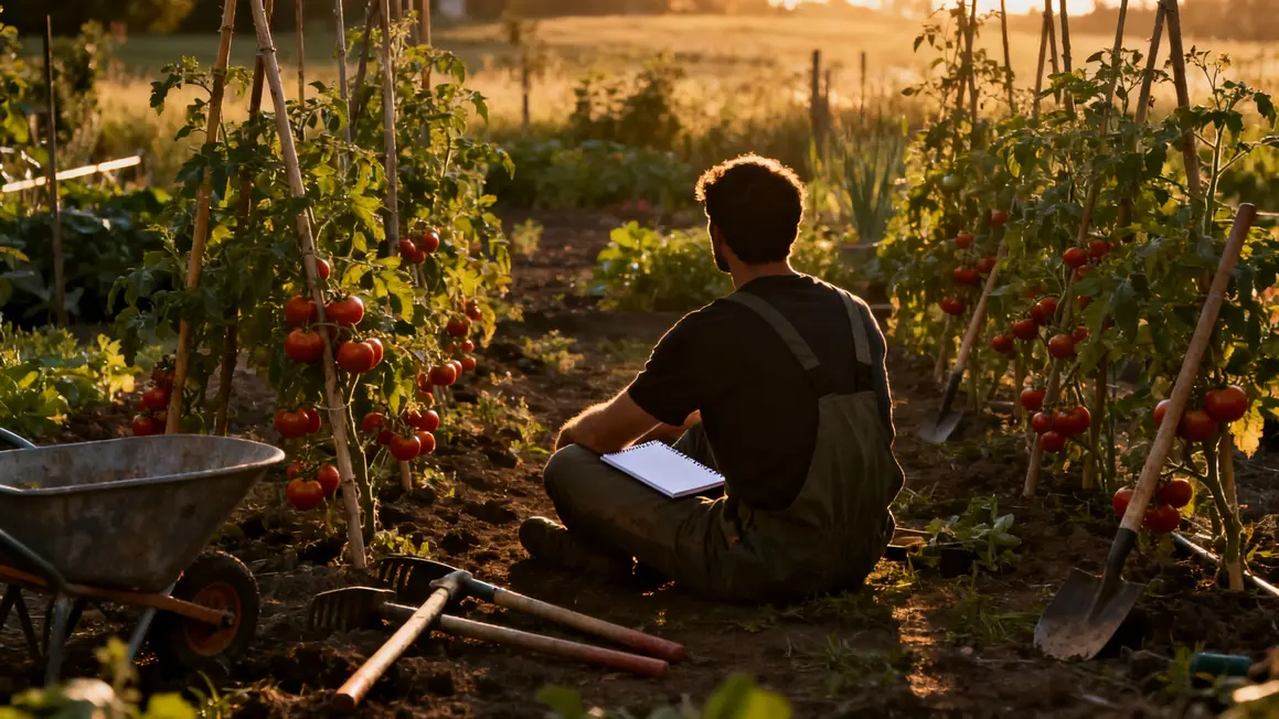 Jardinier partage conseils tuteurage tomates