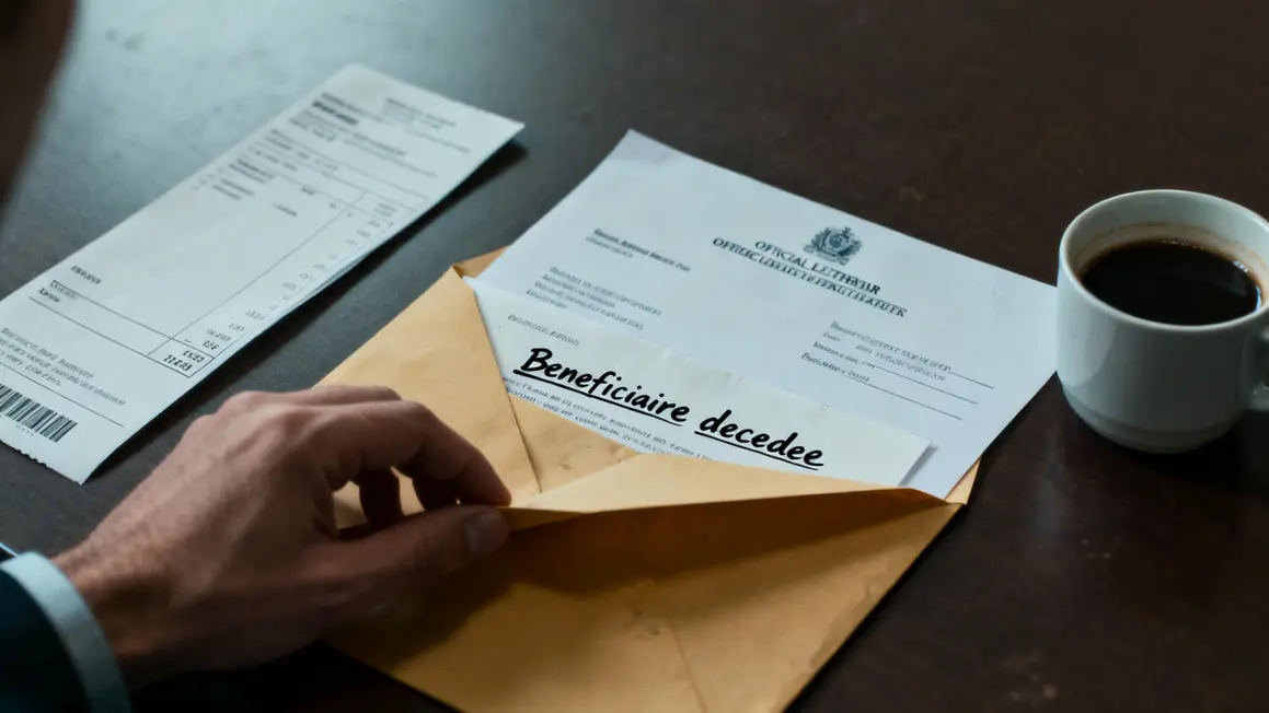 Main ouvrant lettre erreur pension retraite