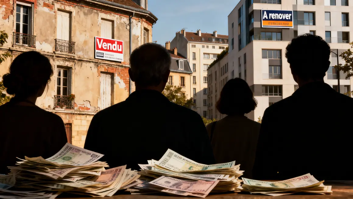 façades marché immobilier tension france