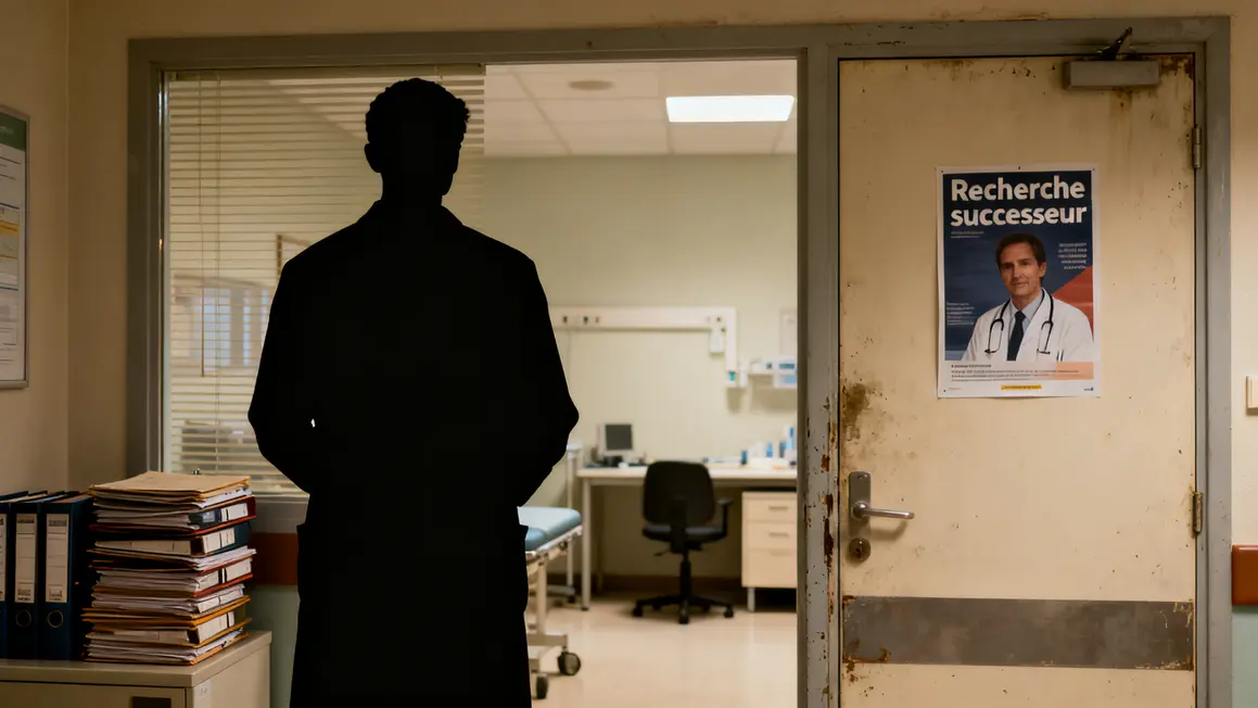 Cabinet medical vide affiche recherche successeur